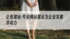 -专业网站建设为企业发展添动力-企业建站