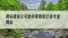 如何帮助你打造专业网站-网站建设公司