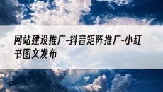 -抖音矩阵推广-小红书图文发布-网站建设推广