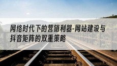 新疆网络时代下的营销利器-网站建设与抖音矩阵的双重策略-网站建设推广