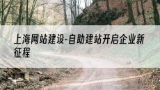 上海-自助建站开启企业新征程-网站建设