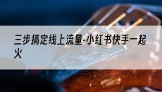 新疆三步搞定线上流量-小红书快手一起火-网站建设推广