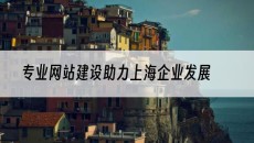 助力上海企业发展-专业网站建设