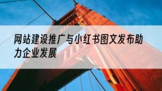 与小红书图文发布助力企业发展-网站建设推广