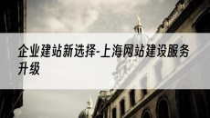 新选择-上海网站建设服务升级-企业建站